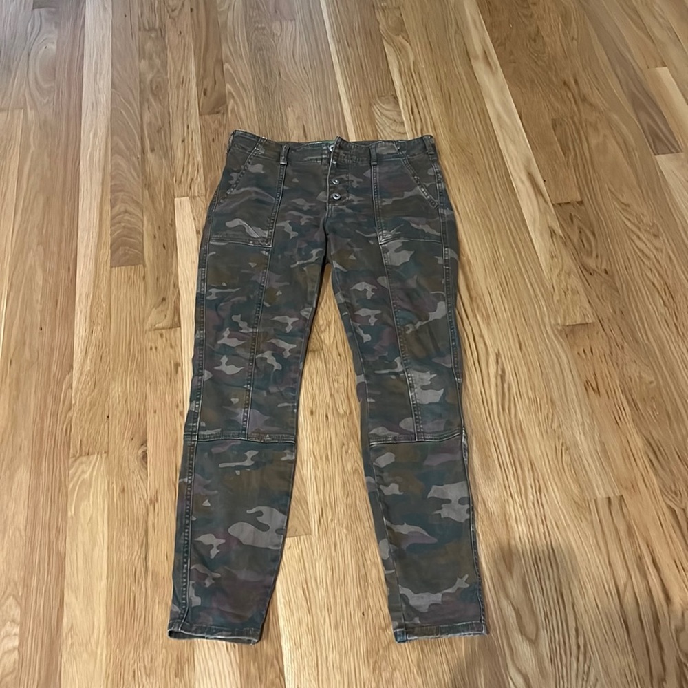 Anthropologie Camo Pants, Size 28